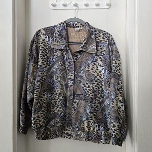 Eclectic Silk Windbreaker